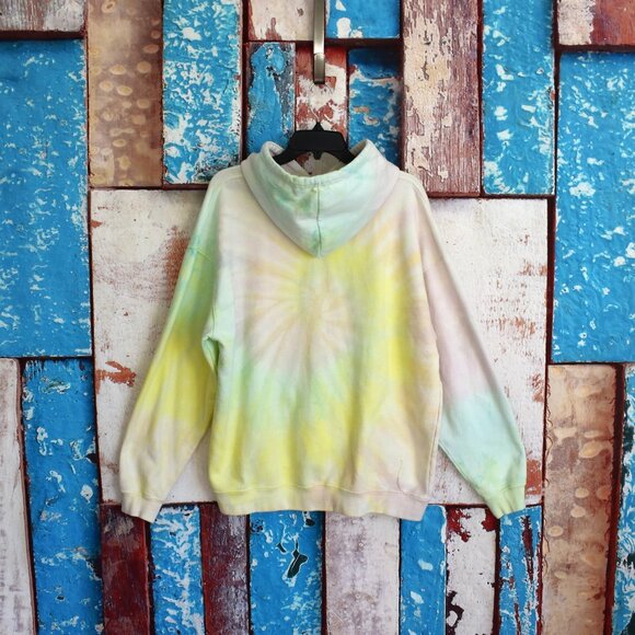 Women's Dreamsicle Hoodie Sweatshirt Orange Beach Tie Dye LARGE Multicolor - Picture 7 of 12